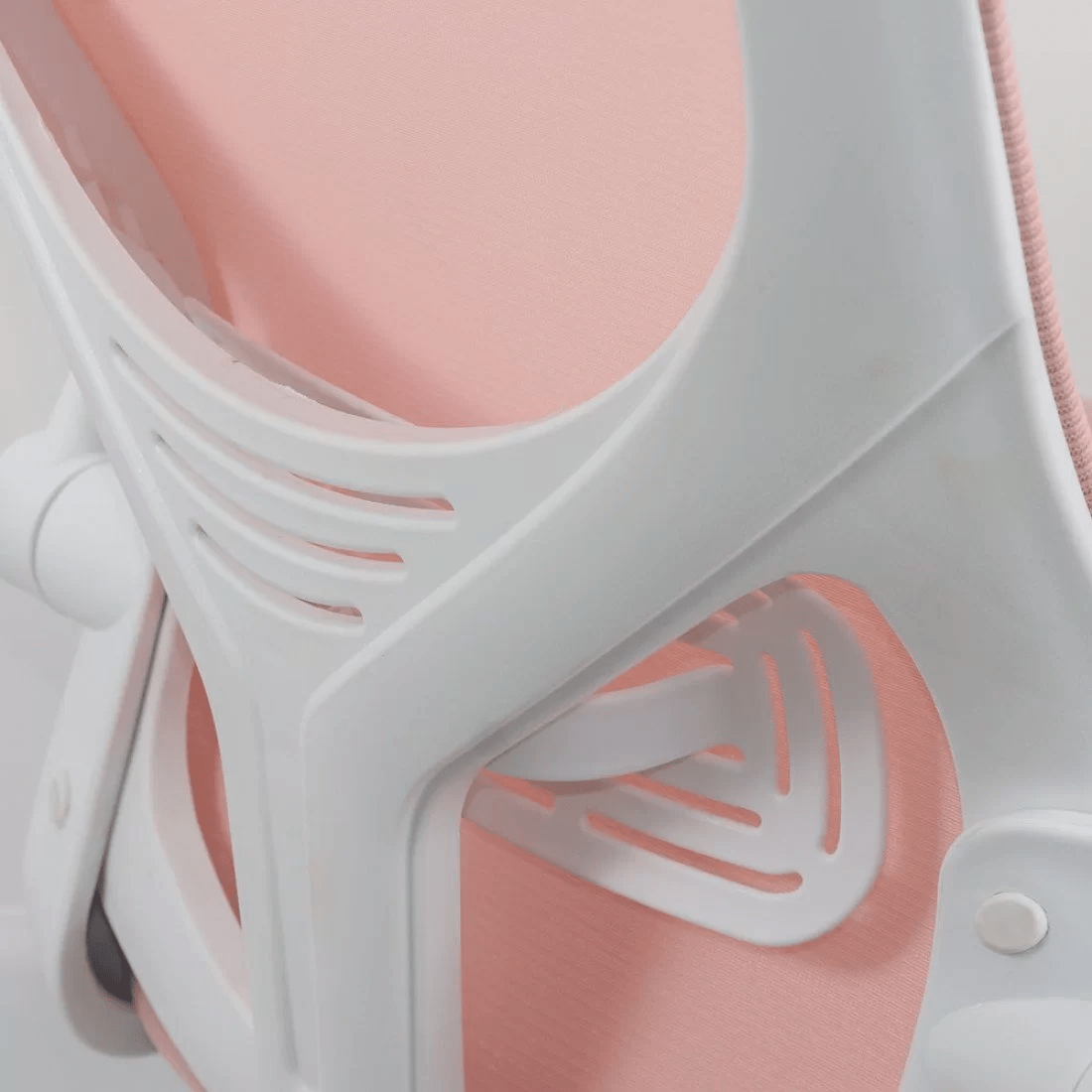 Scaun birou stofa sezut buretat brate rabatabile cadru alb OFF336 Glow