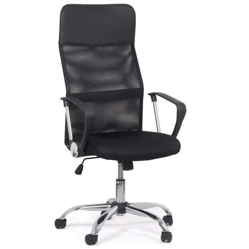 Scaun birou stofa sezut buretat spatar plasa OFF907 Aero Energy NEGRU