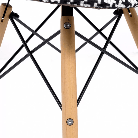 Scaun bucatarie stofa multicolora cadru lemn fag BUC232C-M1 Happy Days