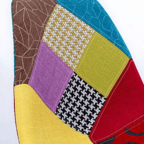 Scaun bucatarie stofa multicolora cadru lemn fag BUC232C-M1 Happy Days