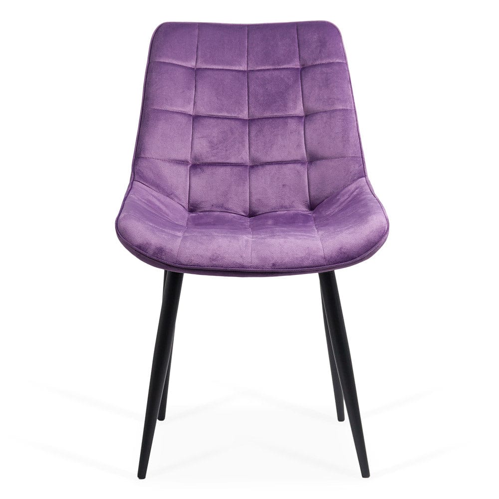 Scaun catifea cadru metalic negru BUC206 Cote D'Azur