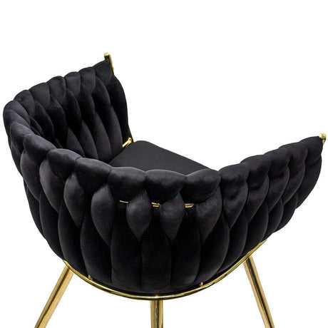 Scaun catifea impletita cadru auriu BUC261 Empire