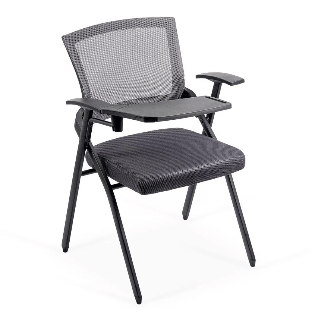 Scaun conferinta pliabil stofa masuta reglabila HRC603 Logex GRI INCHIS
