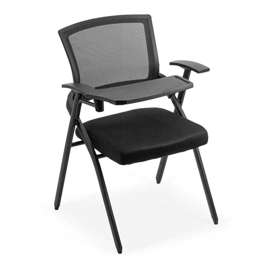 Scaun conferinta pliabil stofa masuta reglabila HRC603 Logex NEGRU