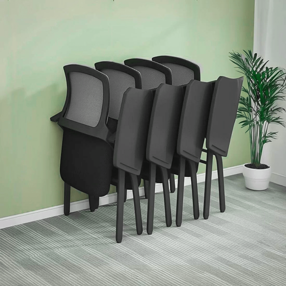 Scaun conferinta pliabil stofa masuta reglabila HRC603 Logex