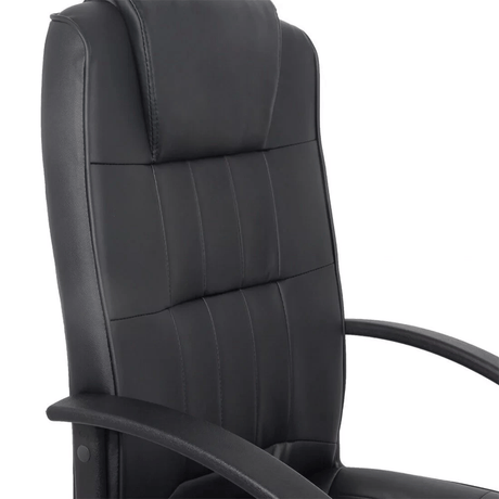 Scaun directorial negru piele ecologica OFF010 Mist