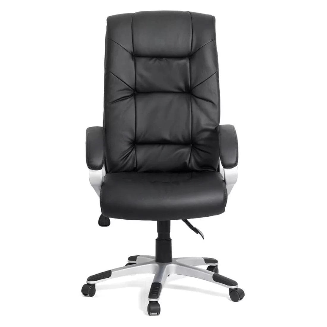 Scaun directorial piele burete inalta densitate mecanism balans semi-syncro 150kg OFF315 Majestic