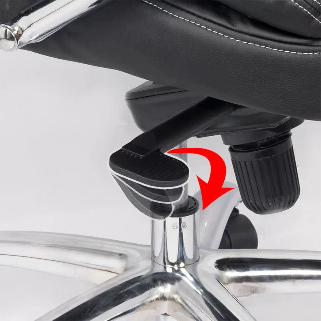 Scaun directorial piele burete inalta densitate mecanism balans semi-syncro 150kg OFF316 Board Max