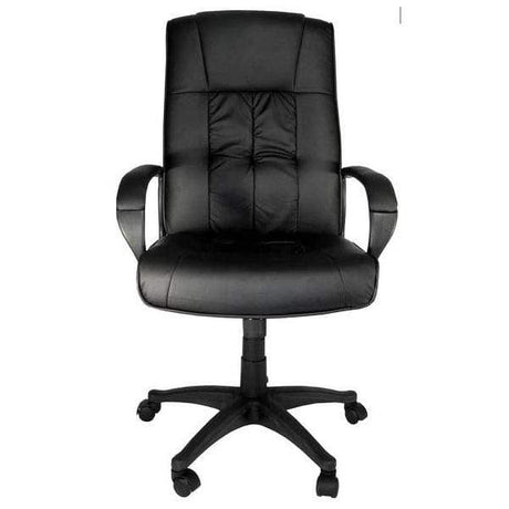 Scaun ergonomic maro piele ecologica OFF023 Apprentice
