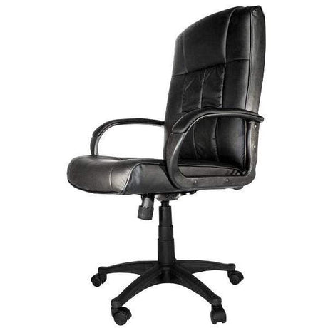 Scaun ergonomic maro piele ecologica OFF023 Apprentice