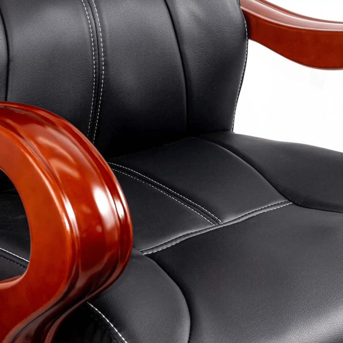 Scaun executiv masaj piele 7 zone 2 nivele 5 programe OFF1662 London NEGRU