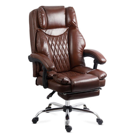 Scaun executiv piele rabatabil extensibil 150kg OFF340 Chairmax MARO INCHIS