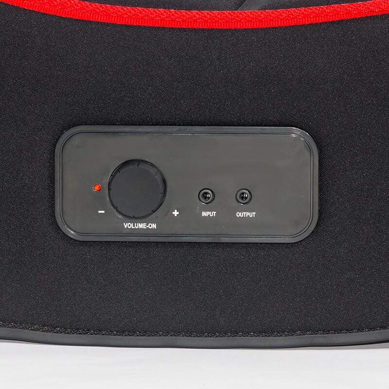 Scaun gaming negru panza pliabil boxe RKRRC Rocker Racer