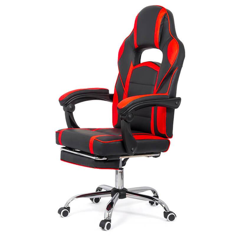 Scaun gaming piele albastru rabatabil 135 grade OFF302 Airjet