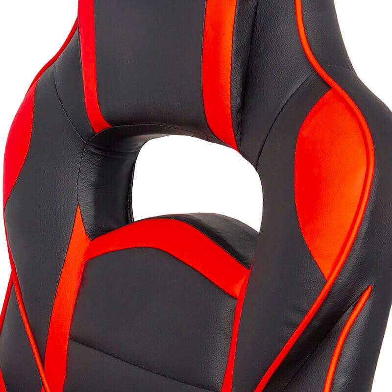 Scaun gaming piele rosu rabatabil 135 grade OFF302 Airjet