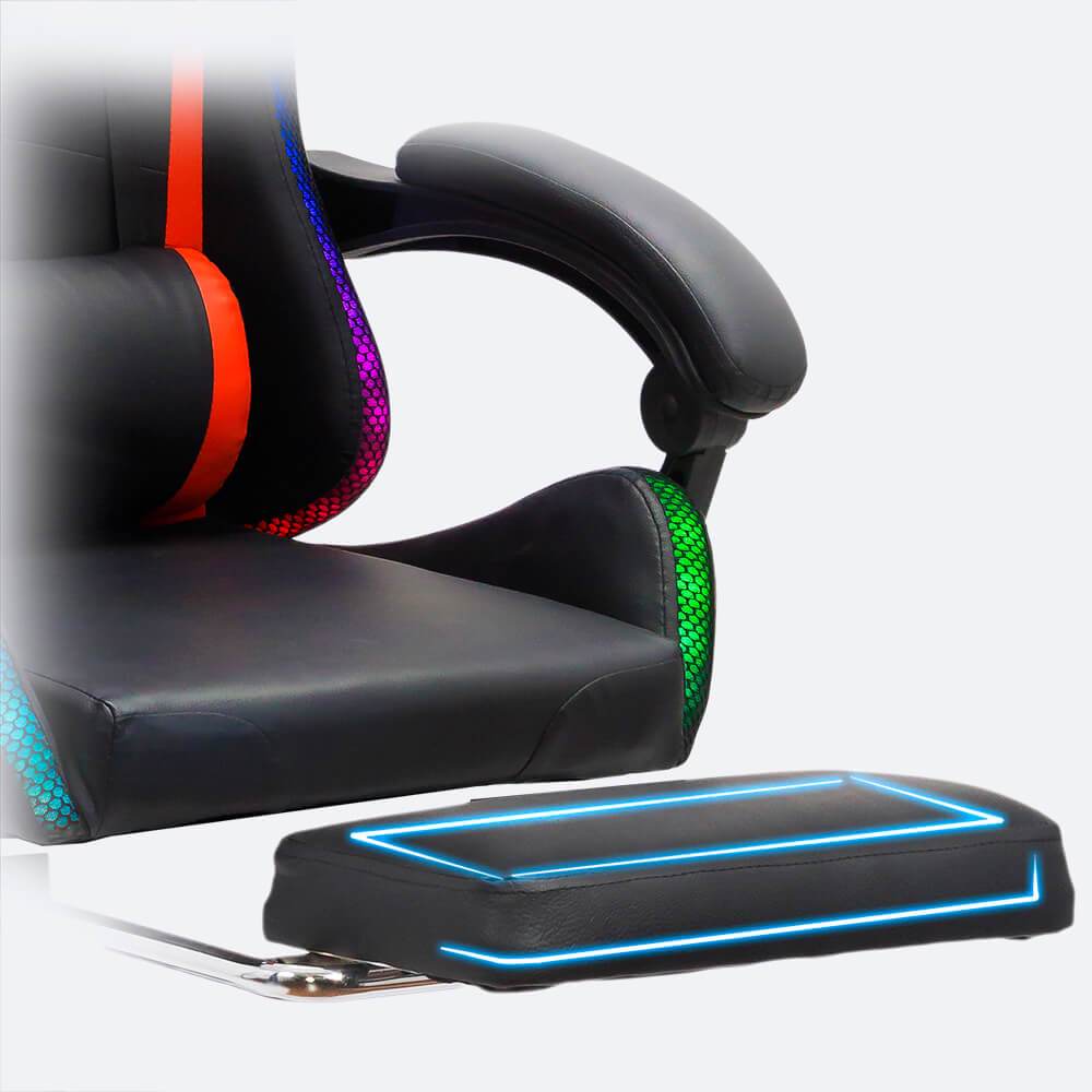 Scaun gaming relaxare led OFF303 Playmax NEGRU