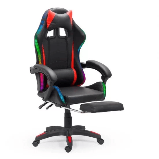 Scaun gaming relaxare led OFF303 Playmax NEGRU