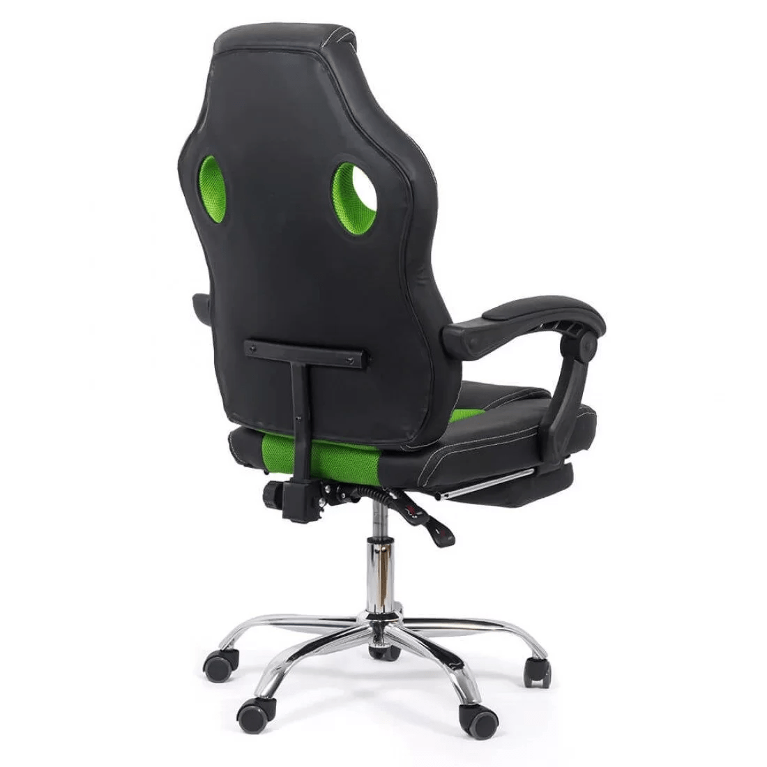 Scaun gaming relaxare piele negru verde OFF3091 Legacy