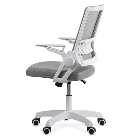 Scaun gri cadru alb 80 kg reclinabil 120 grade OFF6261 Playtech