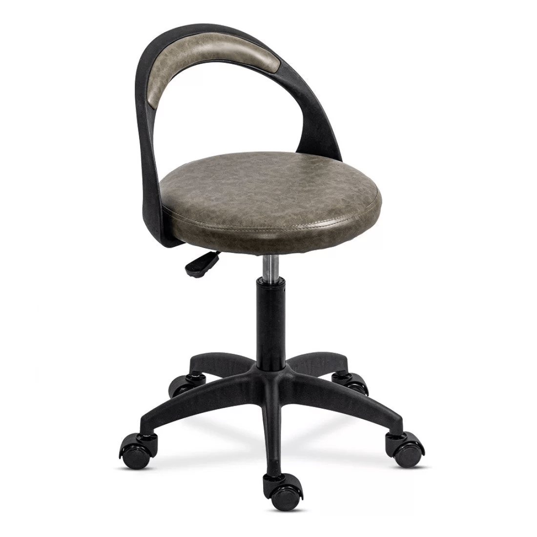 Scaun laborator role ajustabil spatar ergonomic OFF1020 Robin GRI INCHIS