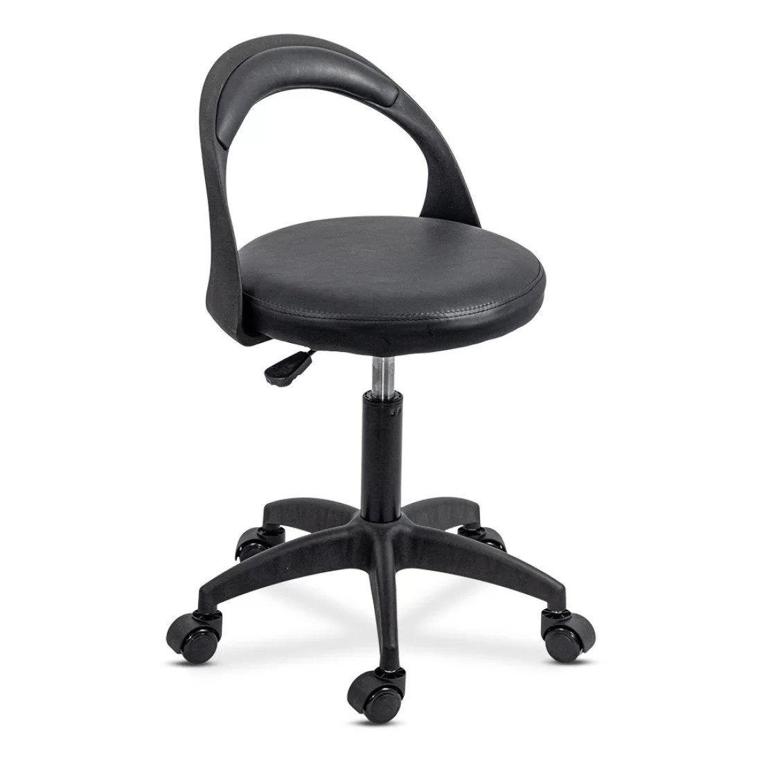 Scaun laborator role ajustabil spatar ergonomic OFF1020 Robin NEGRU