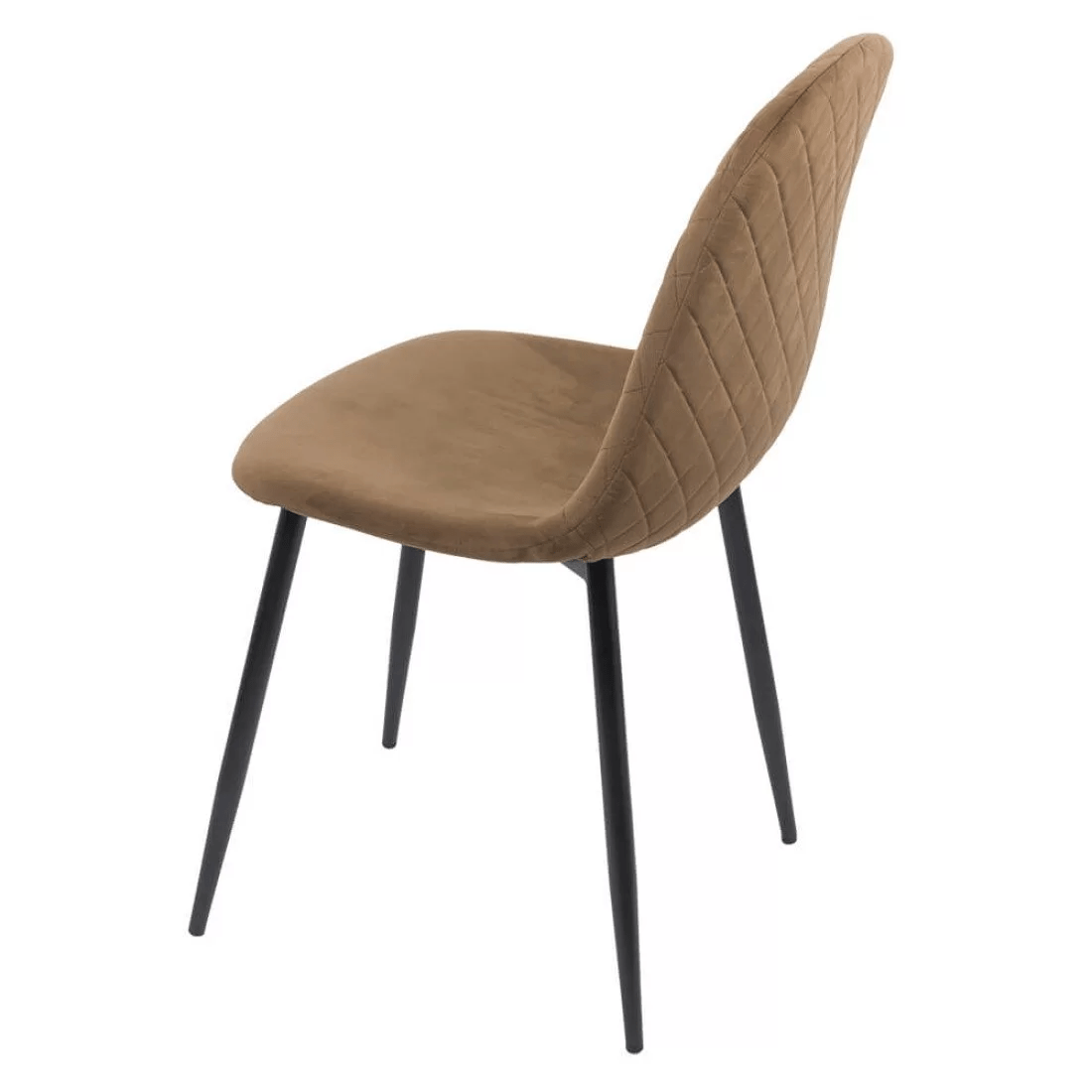 Scaun living maro catifea picioare metalice BUC237X Loft