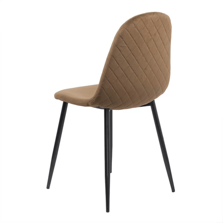 Scaun living maro catifea picioare metalice BUC237X Loft