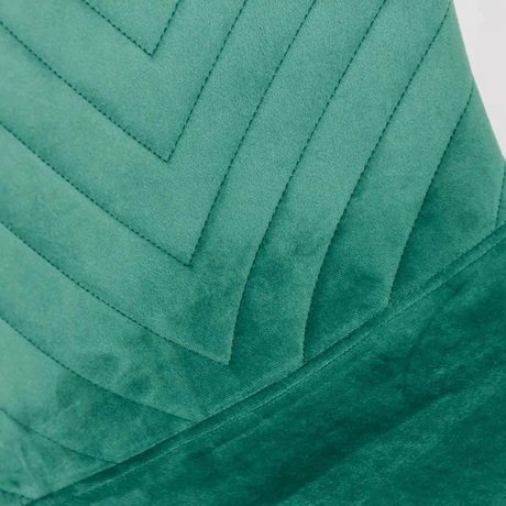 Scaun living verde catifea picioare metalice negre BUC208 Forest