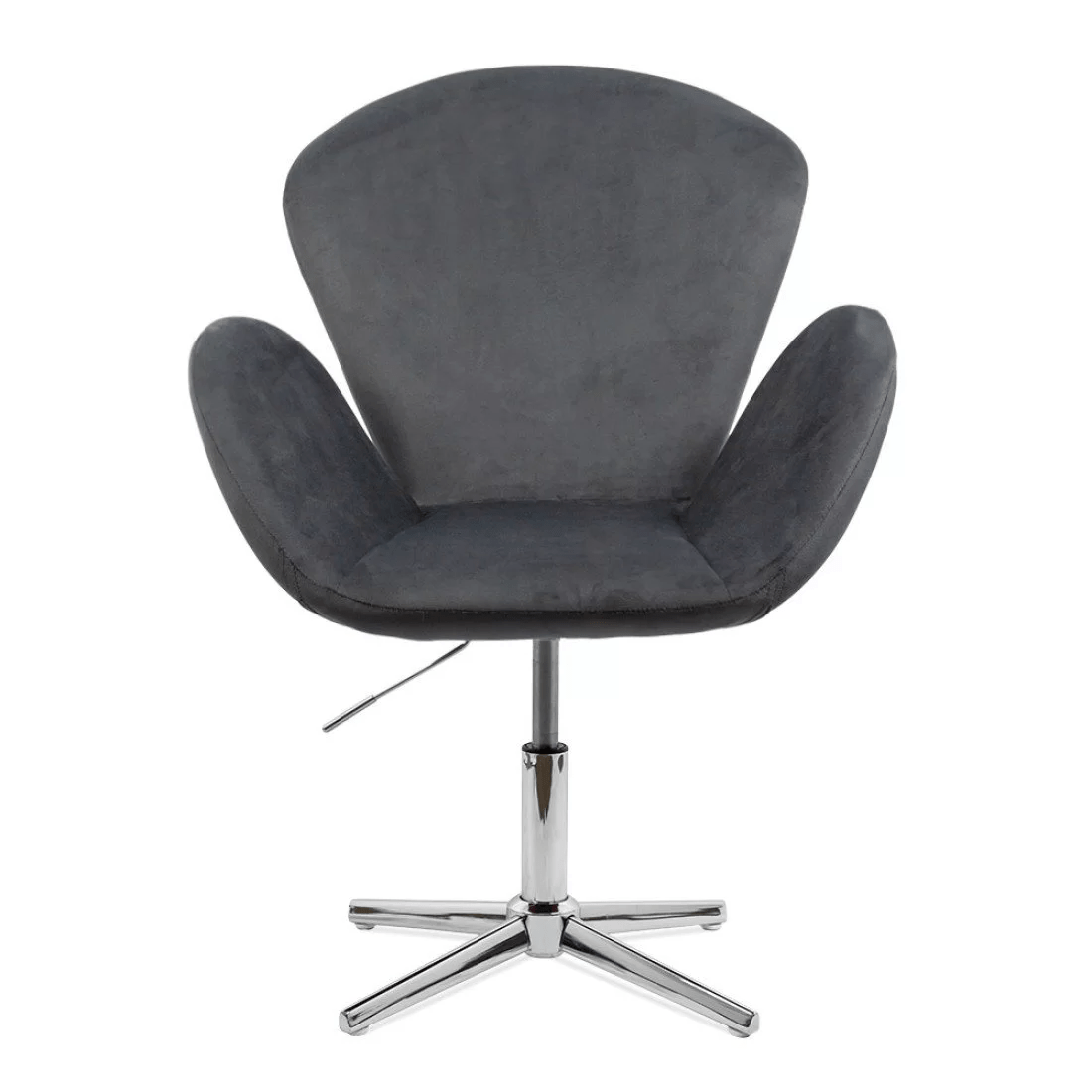 Scaun relaxare catifea cadru cromat reglabil REL406 Eden