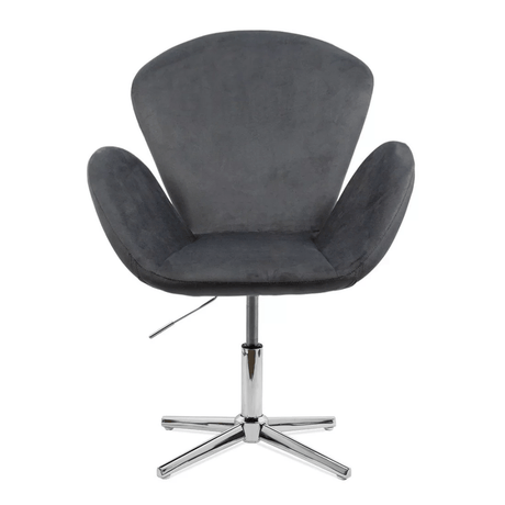 Scaun relaxare catifea cadru cromat reglabil REL406 Eden