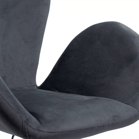 Scaun relaxare catifea cadru cromat reglabil REL406 Eden