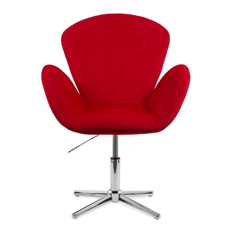 Scaun relaxare catifea cadru cromat reglabil REL406 Eden