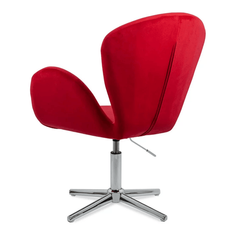 Scaun relaxare catifea cadru cromat reglabil REL406 Eden