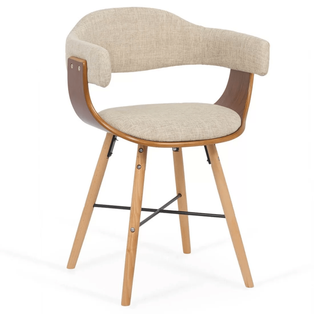 Scaun stofa cadru lemn fag BUC016 Sunroom CREM