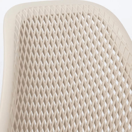 Scaun terasa bej abs cadru lemn BUC254 Fields