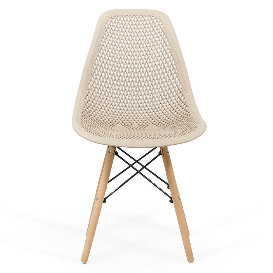 Scaun terasa bej abs cadru lemn BUC254 Fields