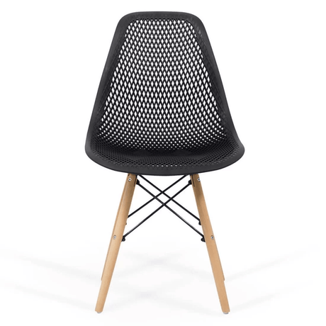 Scaun terasa negru abs cadru lemn BUC254 Fields