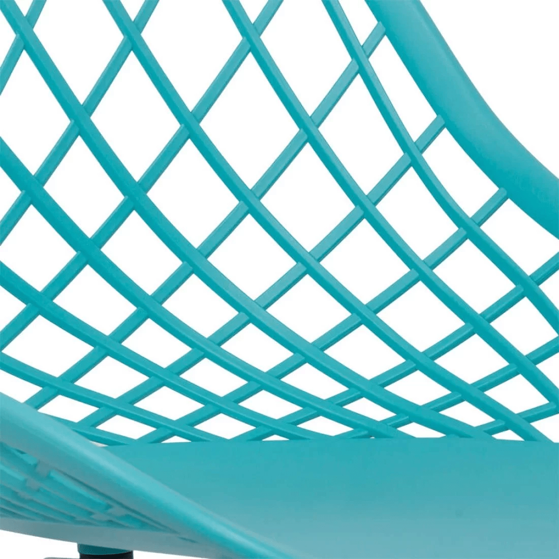 Scaun terasa turcoaz abs cadru lemn BUC220 Aircloud
