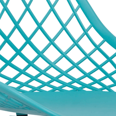 Scaun terasa turcoaz abs cadru lemn BUC220 Aircloud