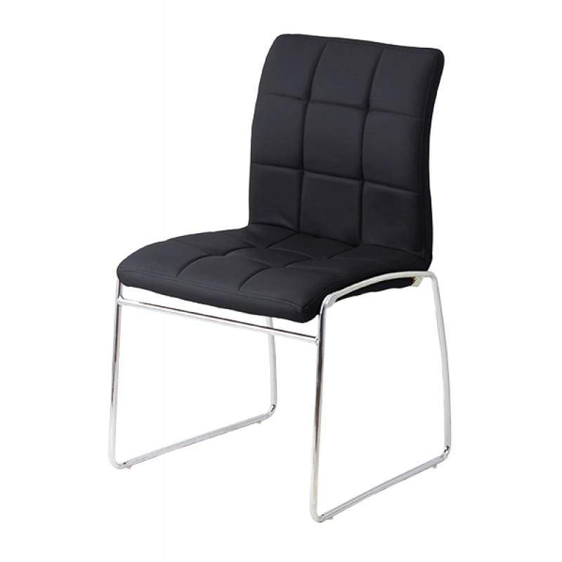 Scaun vizitatori piele cadru cromat HRC620 Workshop