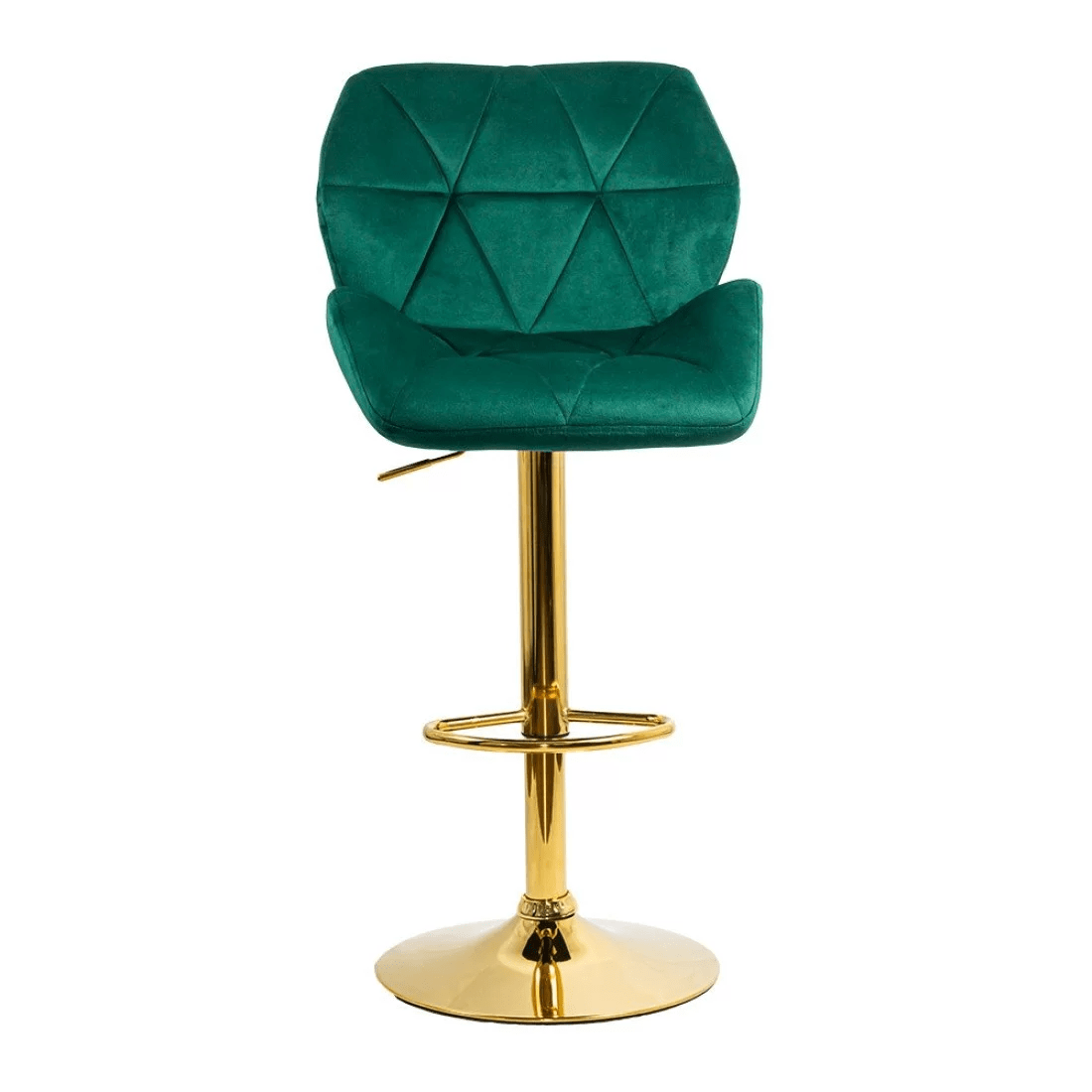 Scaun bar catifea cadru auriu reglabil ABS148 Diamond Ray