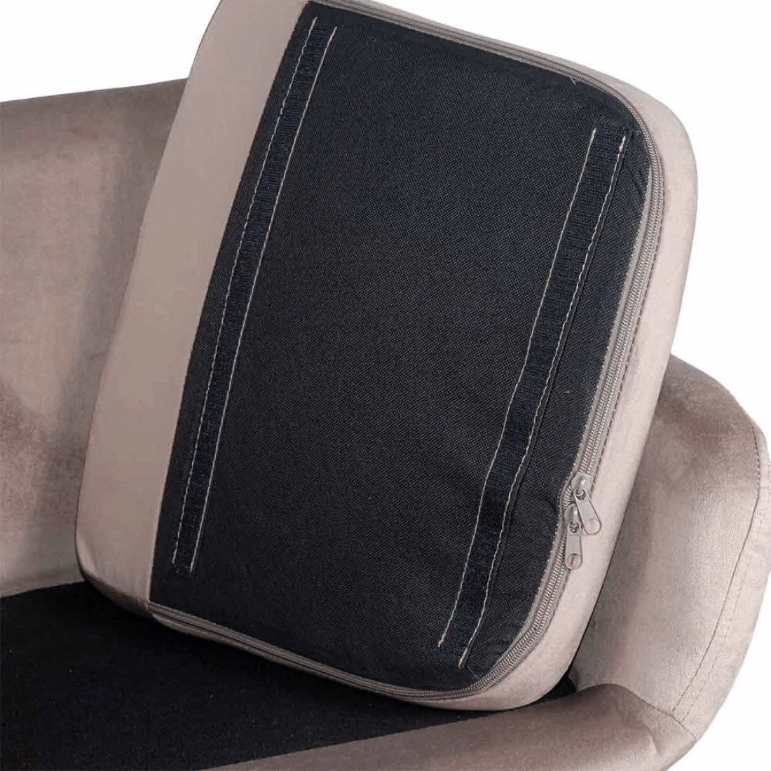 Scaun bar catifea picioare lemn sezut lavabil ABS1271 Studio