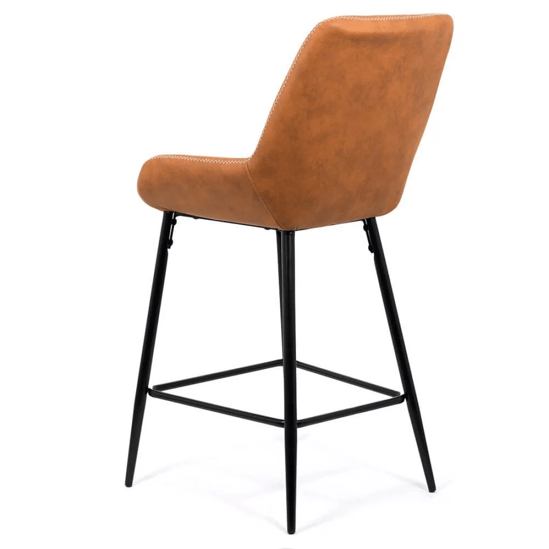 Scaun bar piele cadru metalic negru ABS146 City Lights