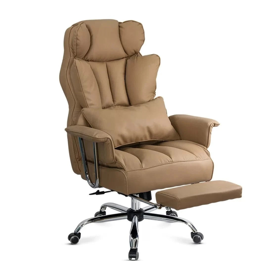 Scaun birou piele relaxare cadru otel 150 kg OFF413 Roy