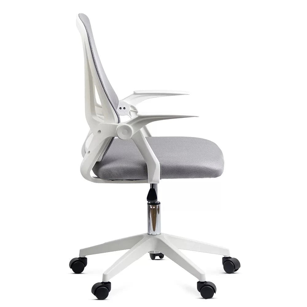 Scaun birou stofa reglabil brate rabatabile OFF433 Busse GRI DESCHIS