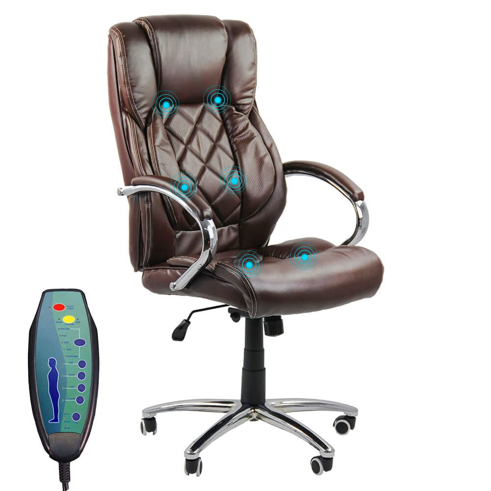 Scaun masaj piele mecanism balans OFF933 Emporio Max