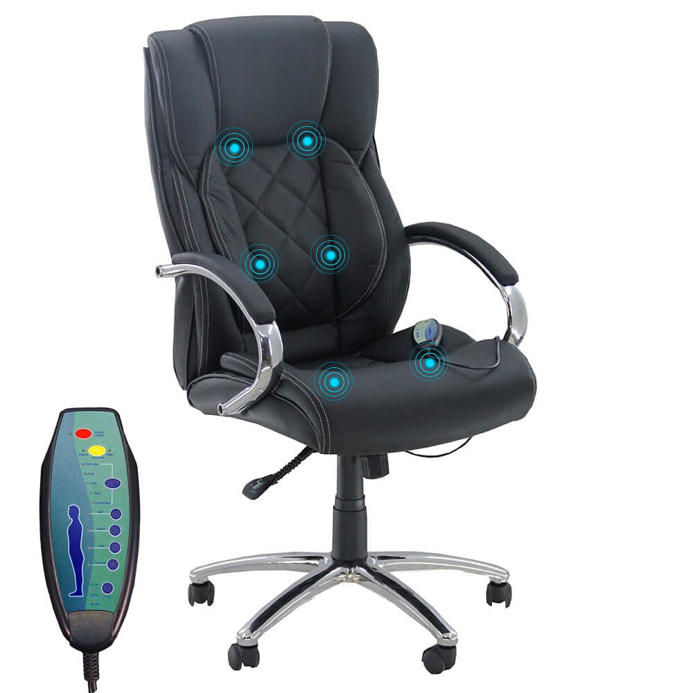 Scaun masaj piele mecanism balans OFF933 Emporio Max