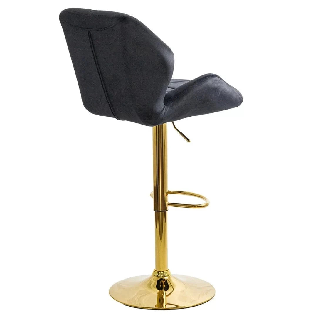 Scaun bar catifea cadru auriu reglabil ABS148 Diamond Ray