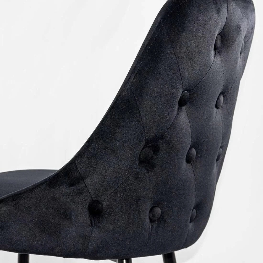 Scaun bar catifea cadru metalic negru ABS143 Ontario