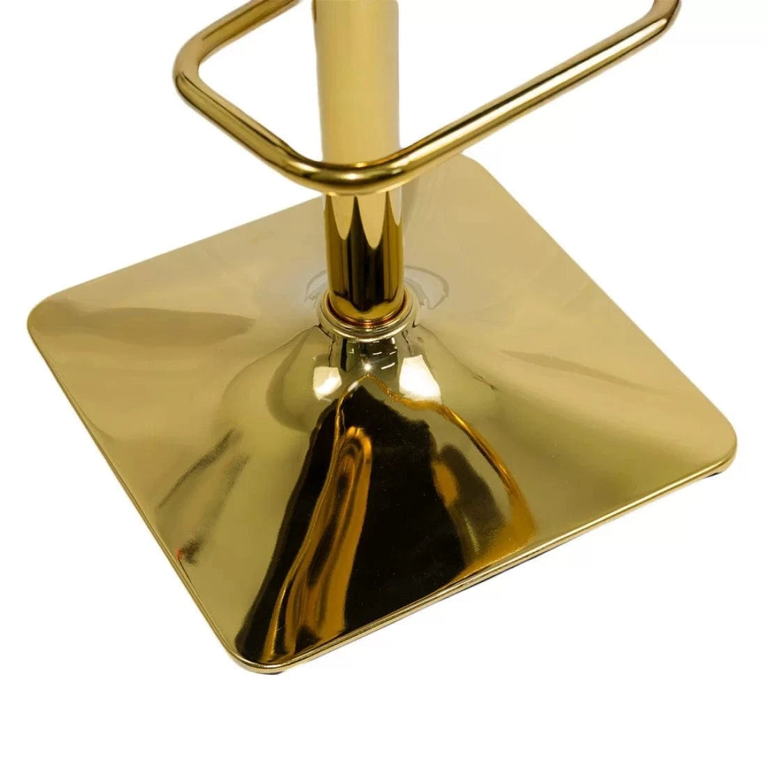 Scaun bar catifea cadru otel auriu ajustabil ABS118P Tuscan